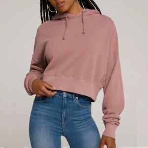 Good American Cropped & Cool Dusk Hoodie Size 2XL